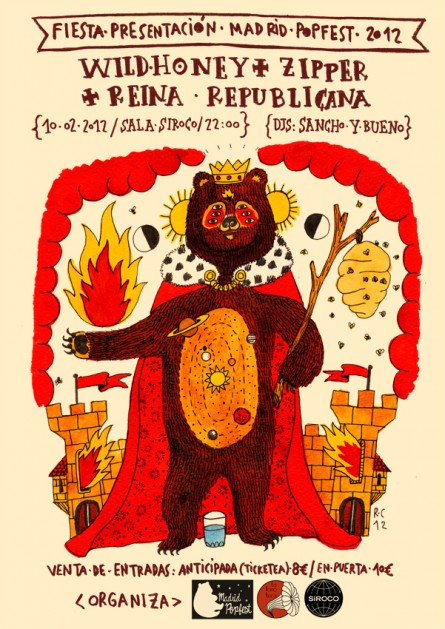 Cartel fonoteca-popfest Madrid febrero