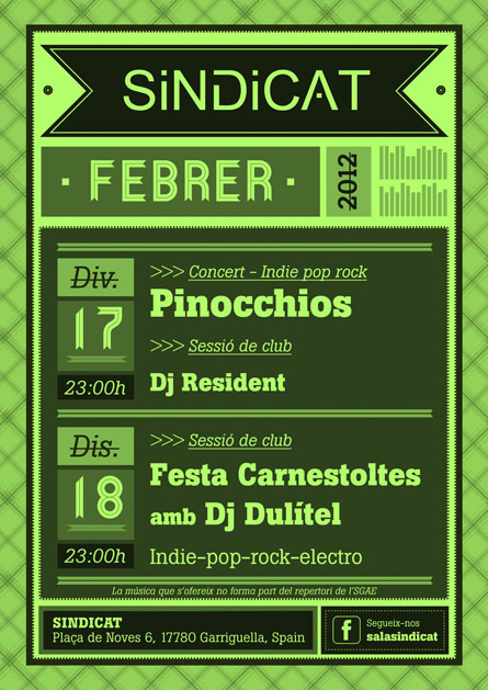 Sindicate 17/18 Febrero